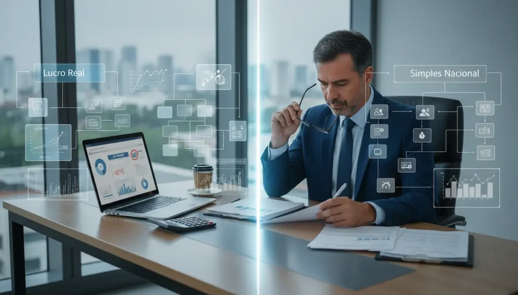 Simples Nacional Híbrido analisado por contador da CSE Contabilidade em planejamento tributário 2027